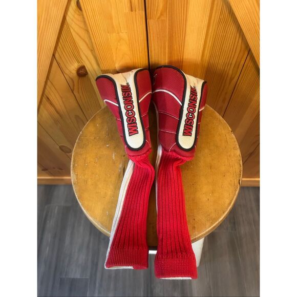 WISCONSIN BADGERS X & 3 Fairway Hybrid Driver Golf Head Covers (5572) - Picture 8 of 8
